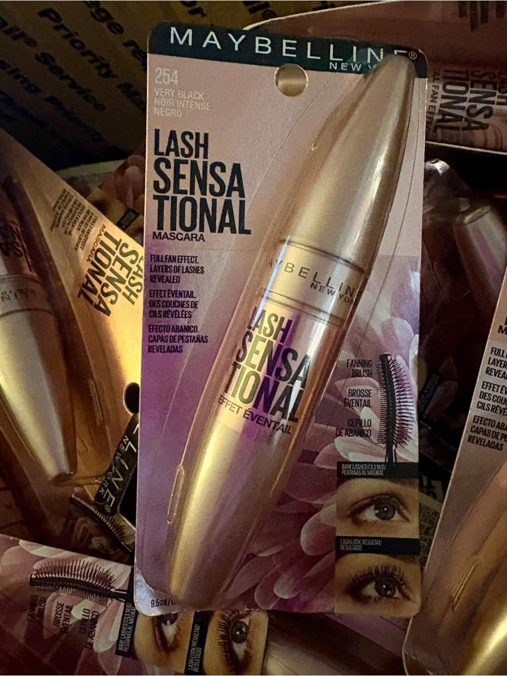 💎 10X Maybelline Lash Sensational Mascara Very Black New Sealed Wholesale Lot